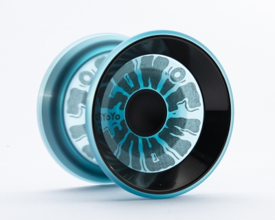 Farbe: Hellblau / Schwarze Ringe