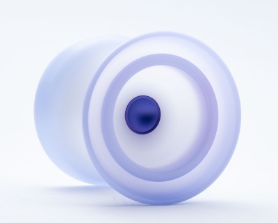 Farbe: Weiss/Lila Rand